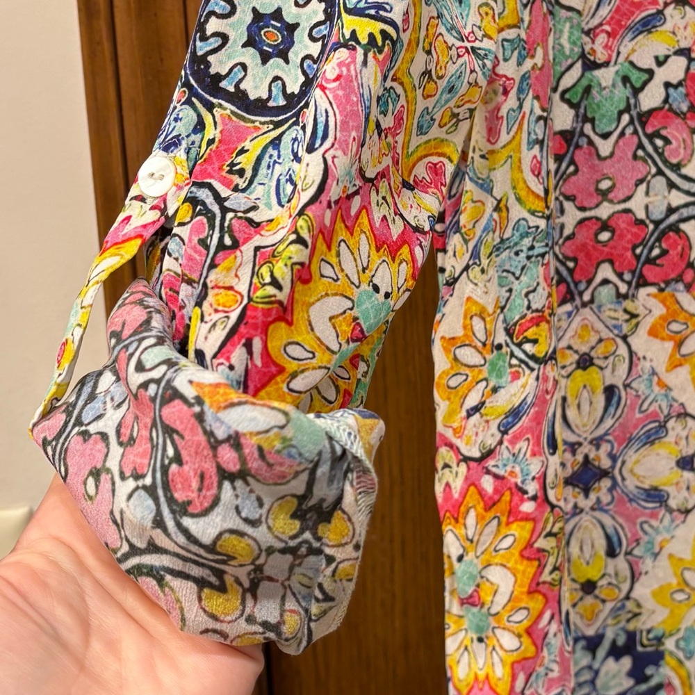 AP NY button up with roll up sleeve, medium - Picture 4 of 10